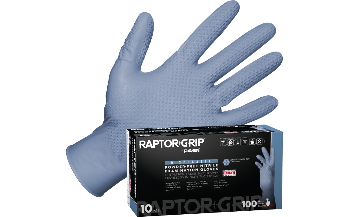 SAS Safety Group | Raptor Grip™ Powder-Free Exam Grade Nitrile